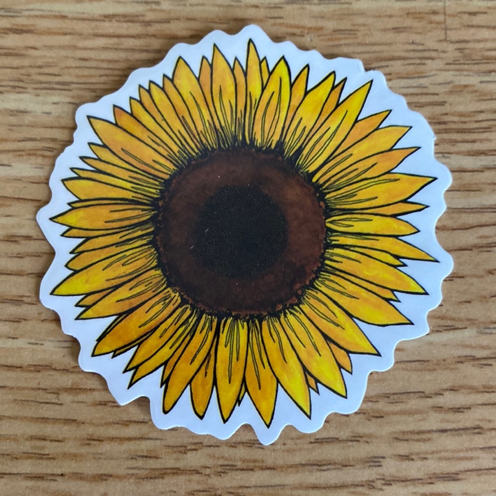 Sunflower Sticker